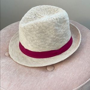 Pink Banded Fedora